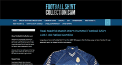 Desktop Screenshot of footballshirtcollection.com
